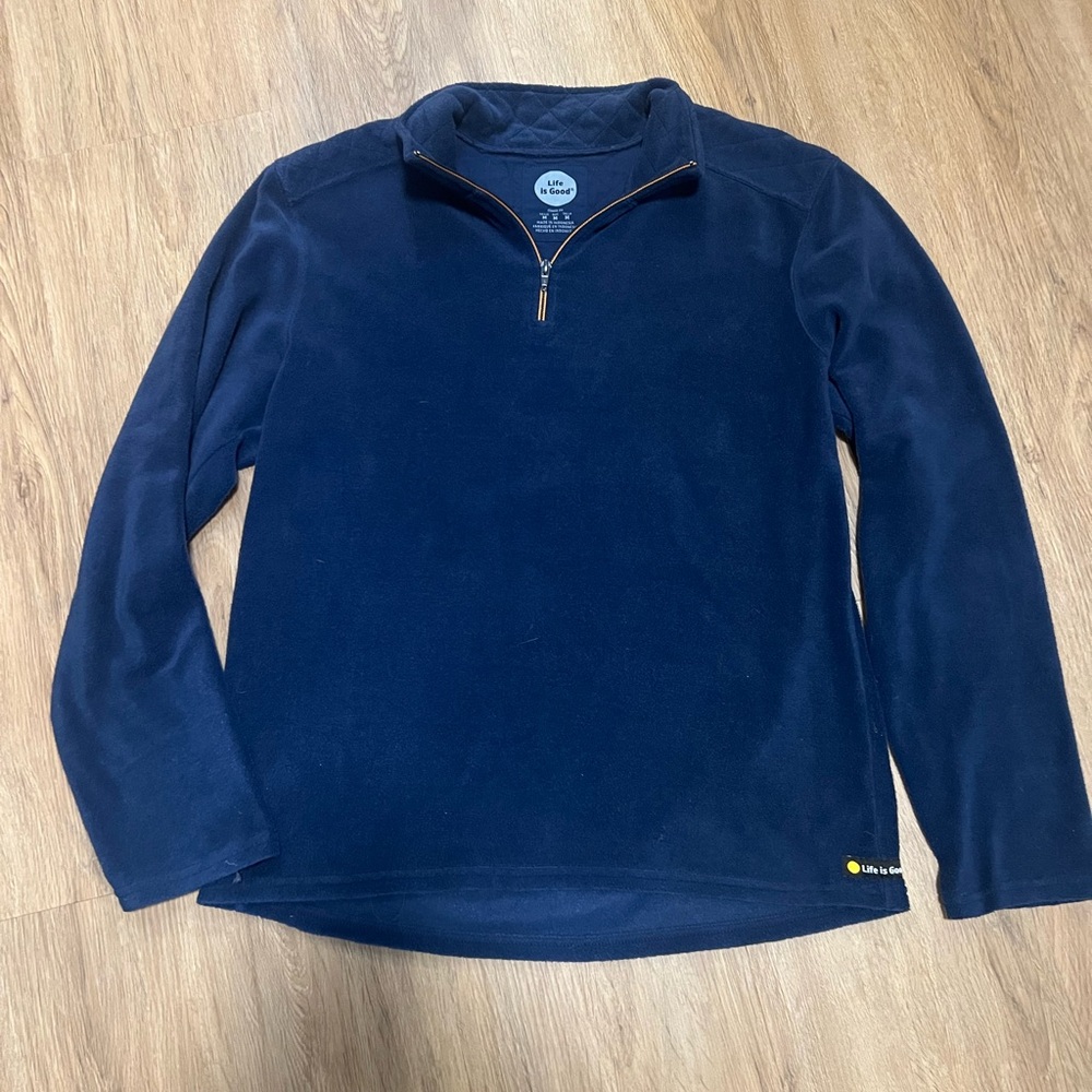 Life Is Good Men's Quarterzip Quilted Top